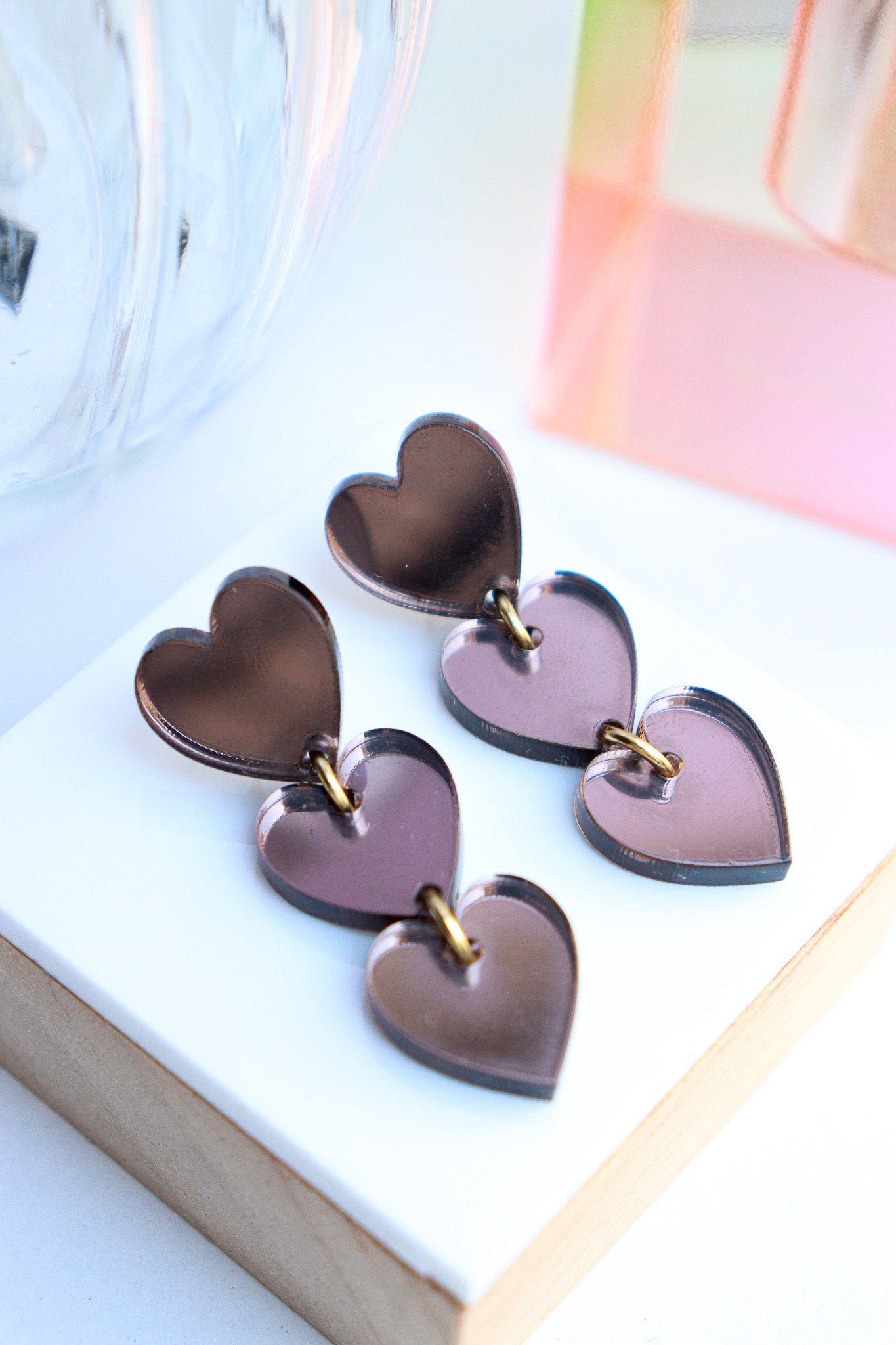 Boucles d'oreilles Angèle Miroir