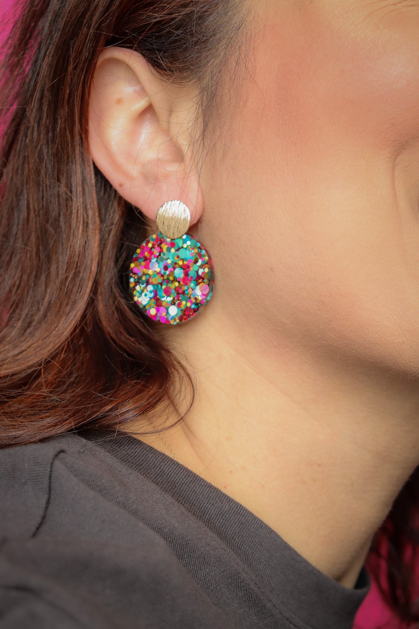 Boucles d'oreilles Béa Joie Vert
