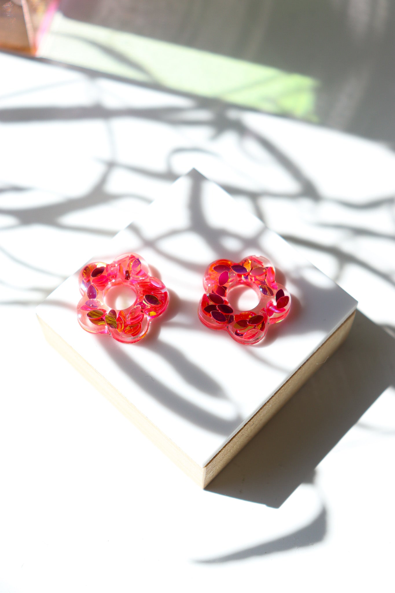 Boucles d'oreilles Isabelle les pailletés