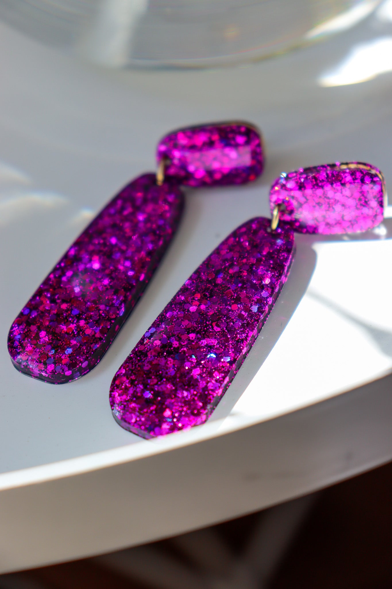 Boucles d'oreilles Gwen Deep Violet