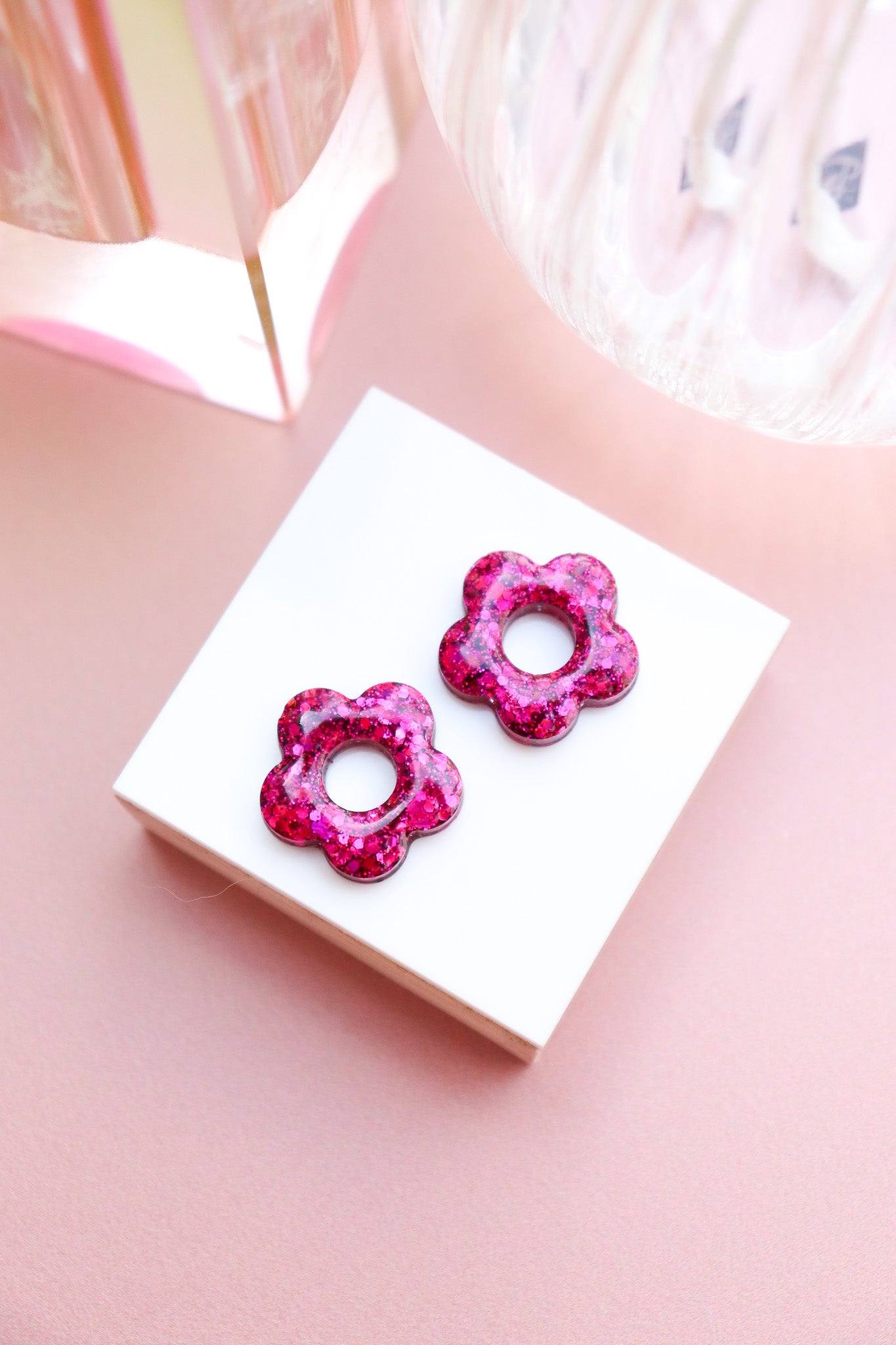 Boucles d'oreilles Isabelle les pailletés