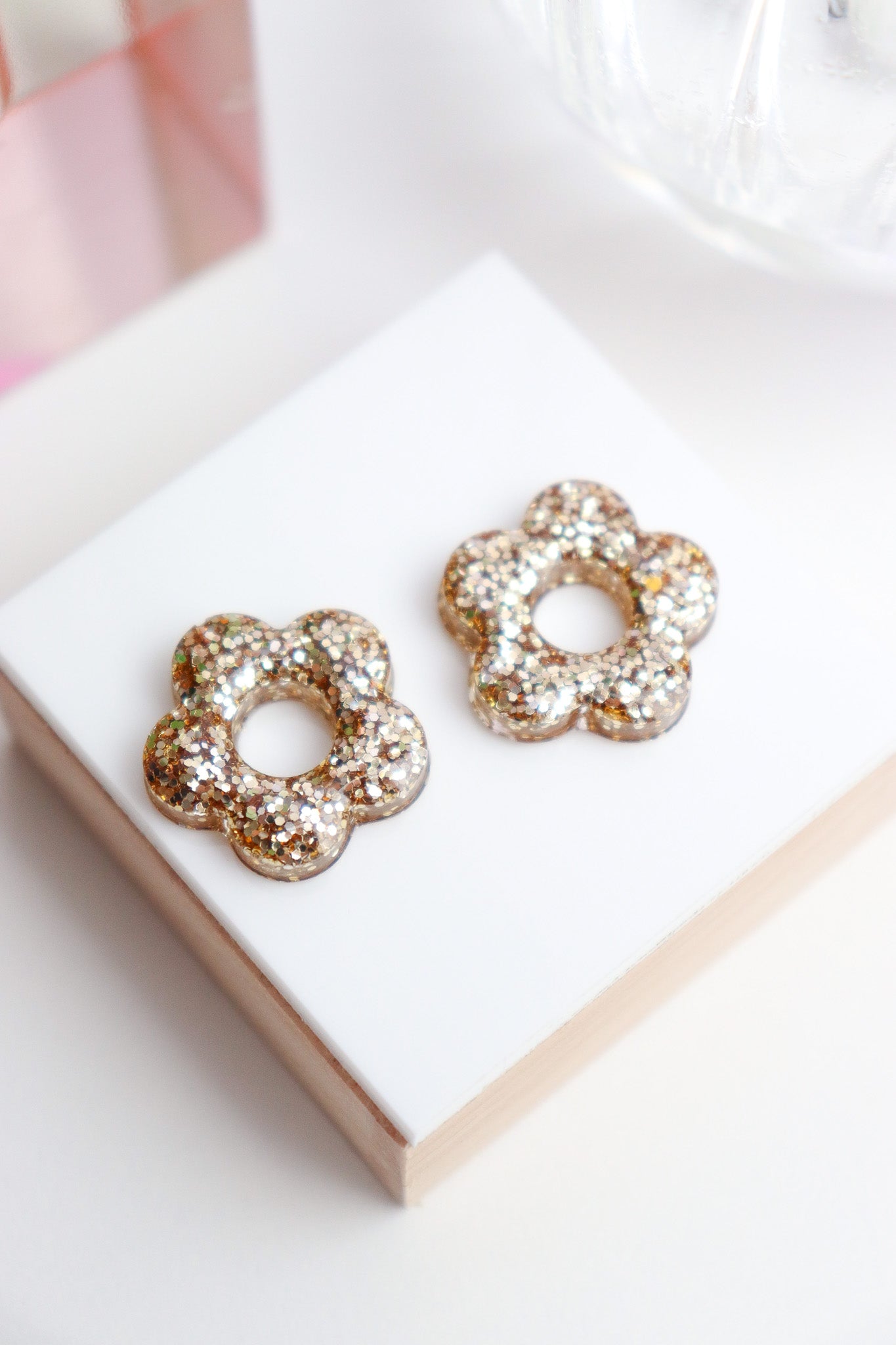 Boucles d'oreilles Isabelle les pailletés