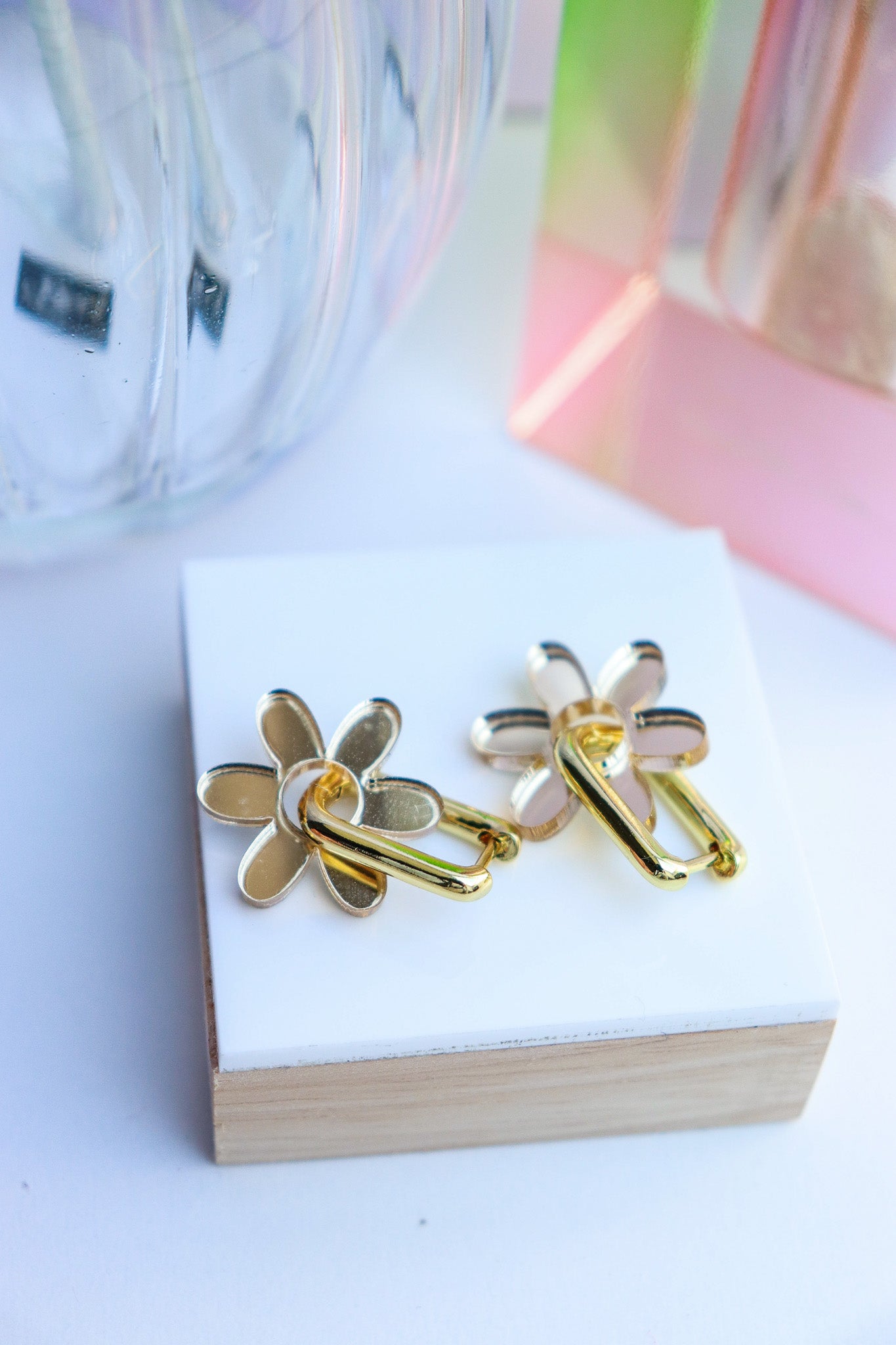 Boucles d'oreilles Jeanne Miroir