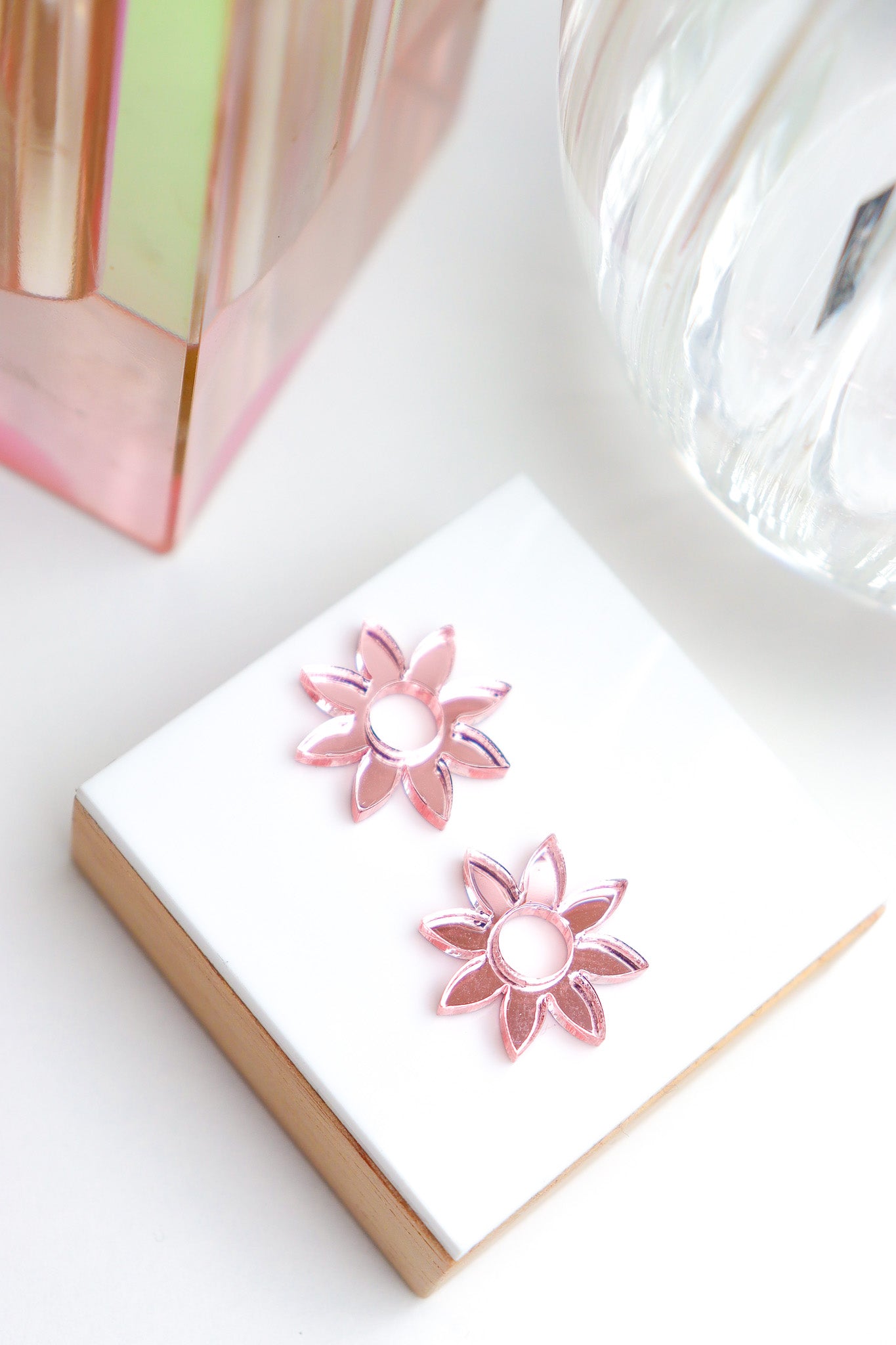 Boucles d'oreilles Olympe Miroir