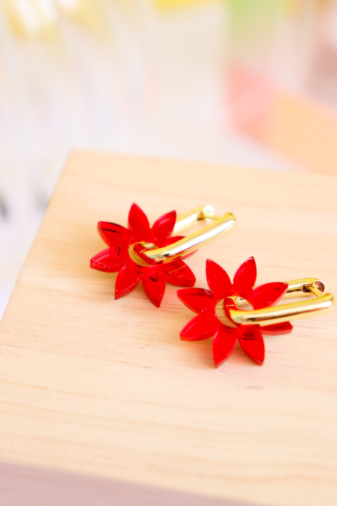 Boucles d'oreilles Olympe Miroir