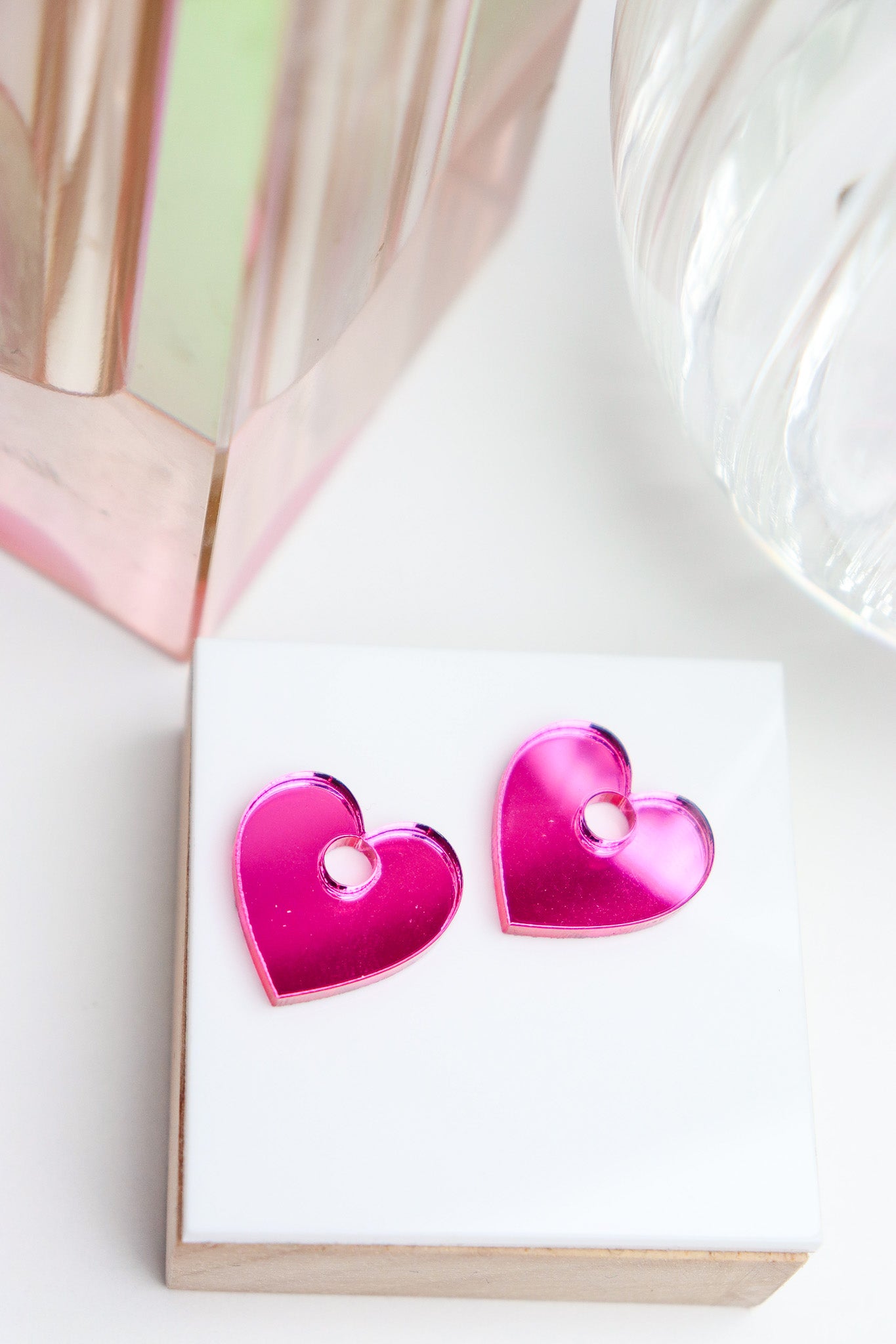 Boucles d'oreilles Victoire Miroir