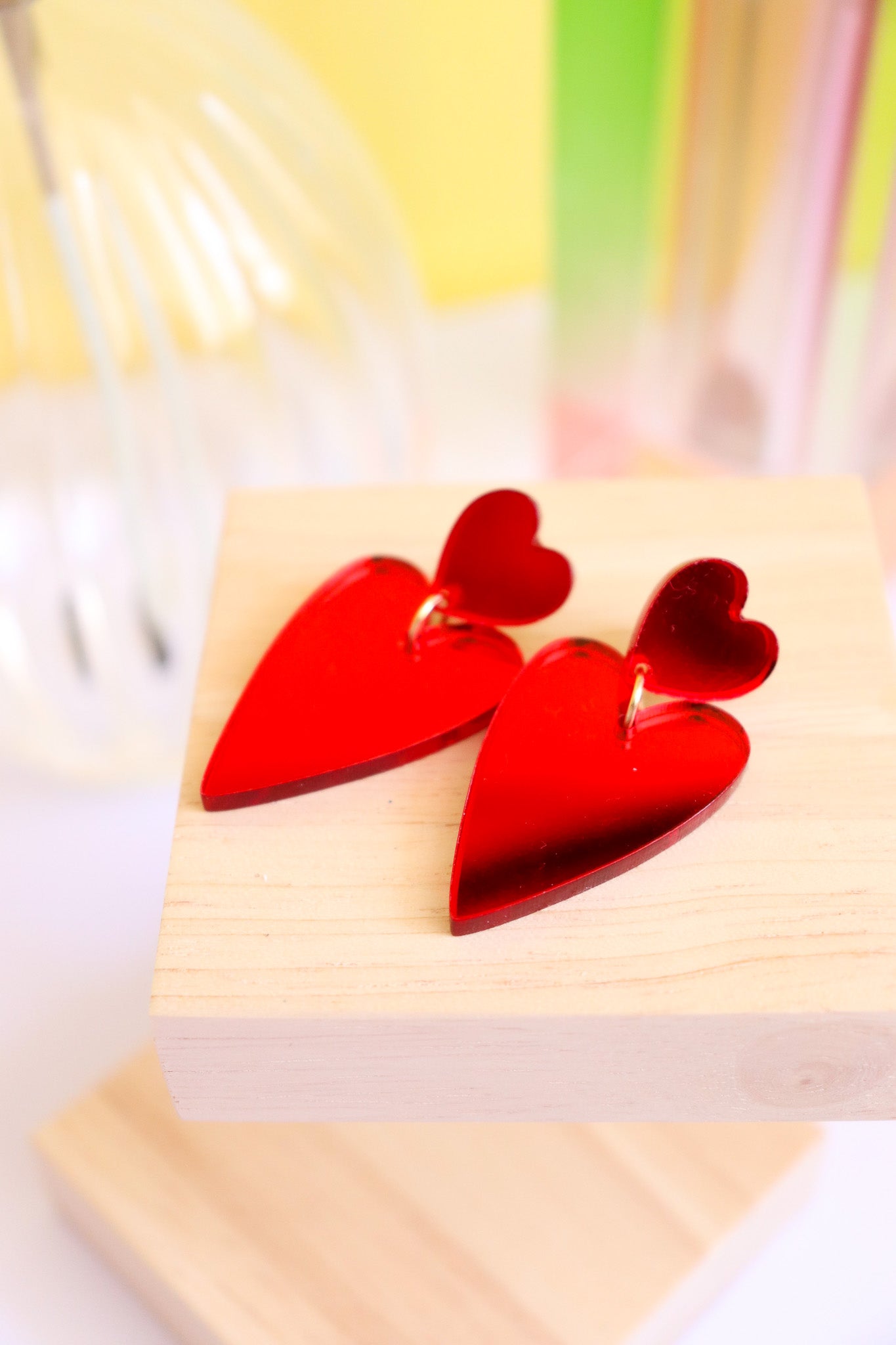 Boucles d'oreilles Alice Miroir