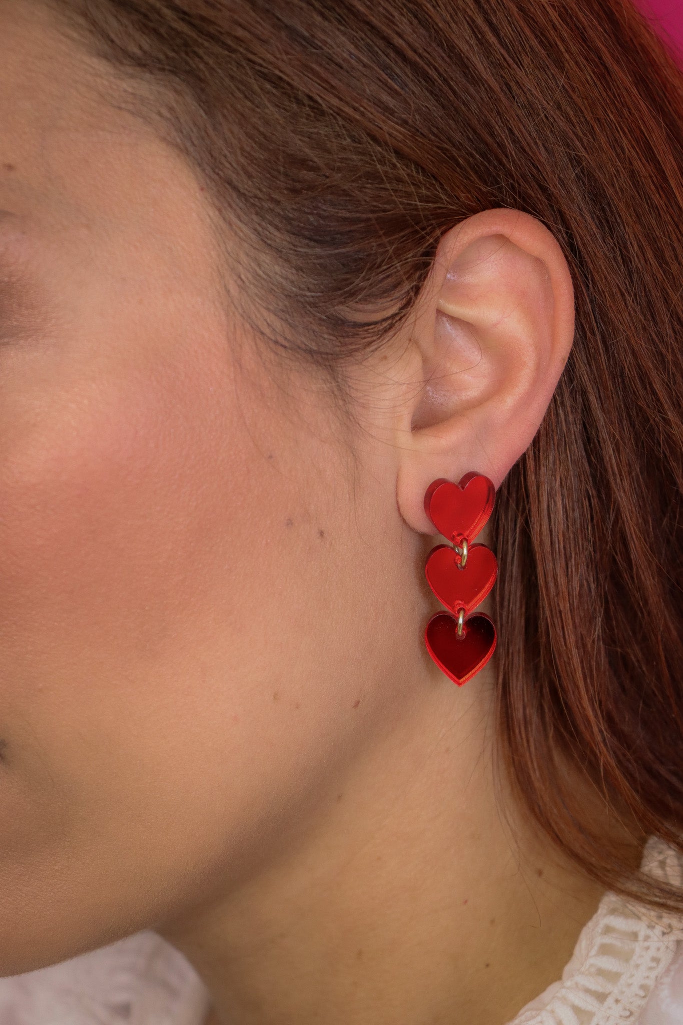 Boucles d'oreilles Angèle Miroir