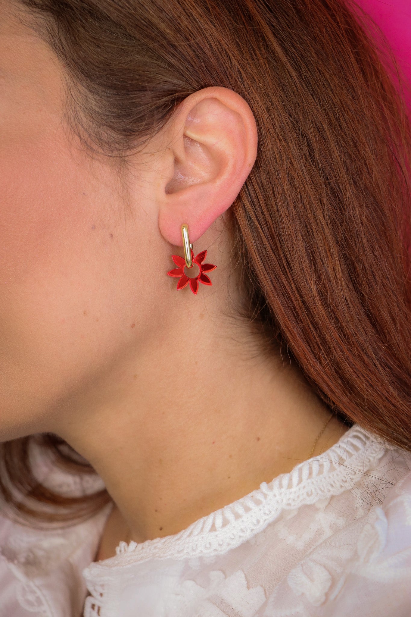 Boucles d'oreilles Olympe Miroir