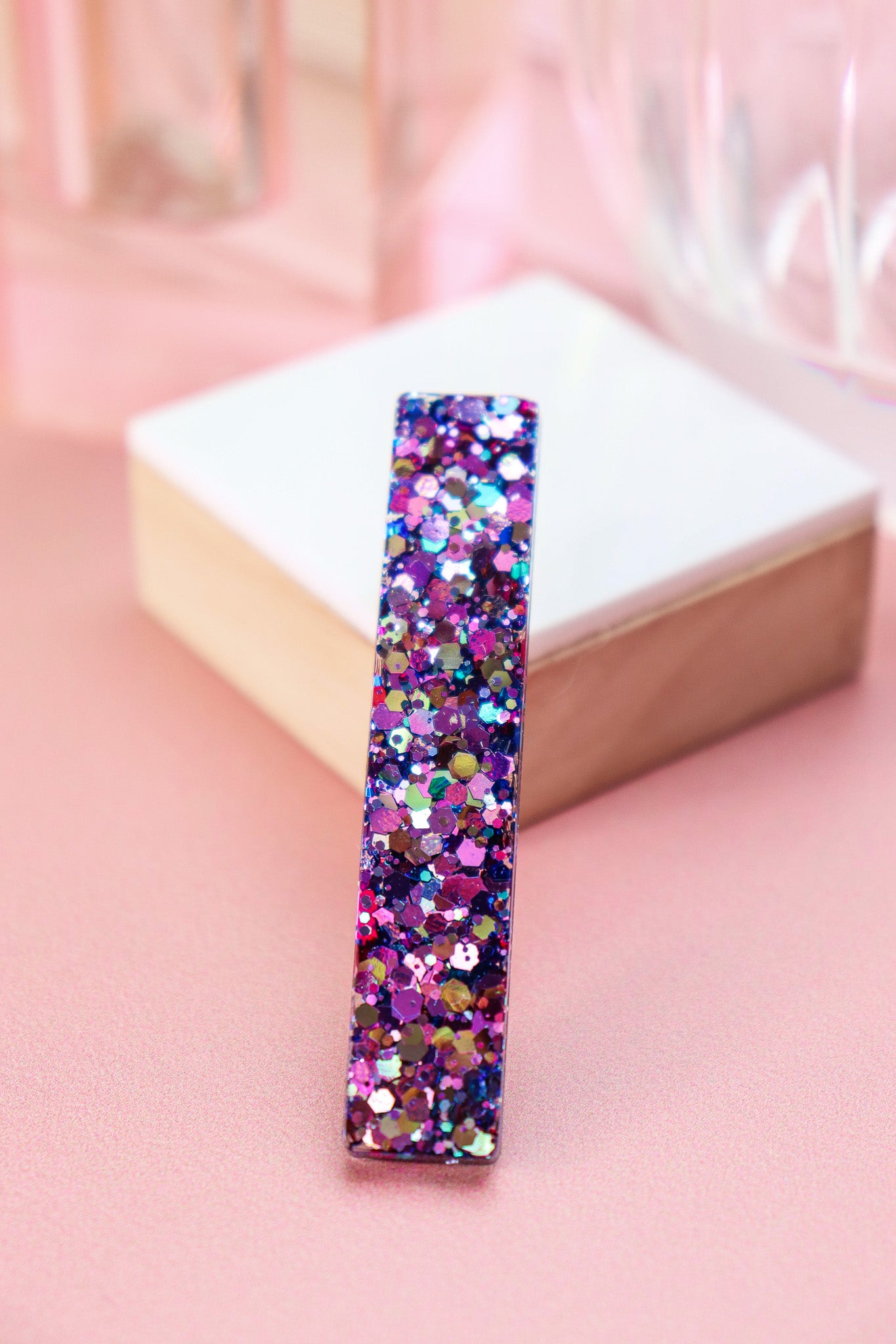 Barrette Sirène violette