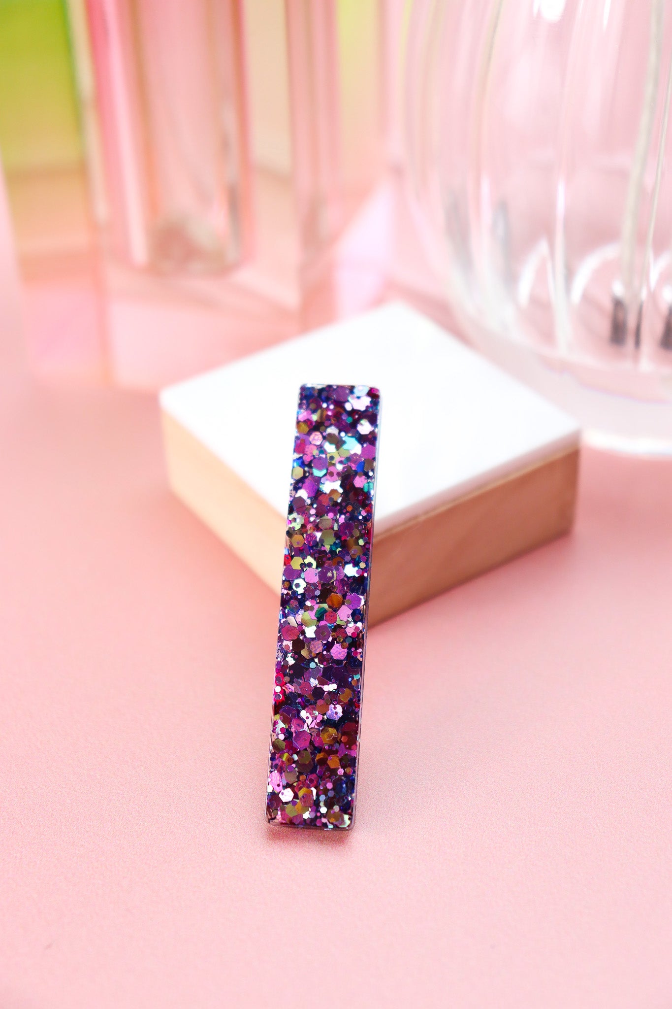 Barrette Sirène violette