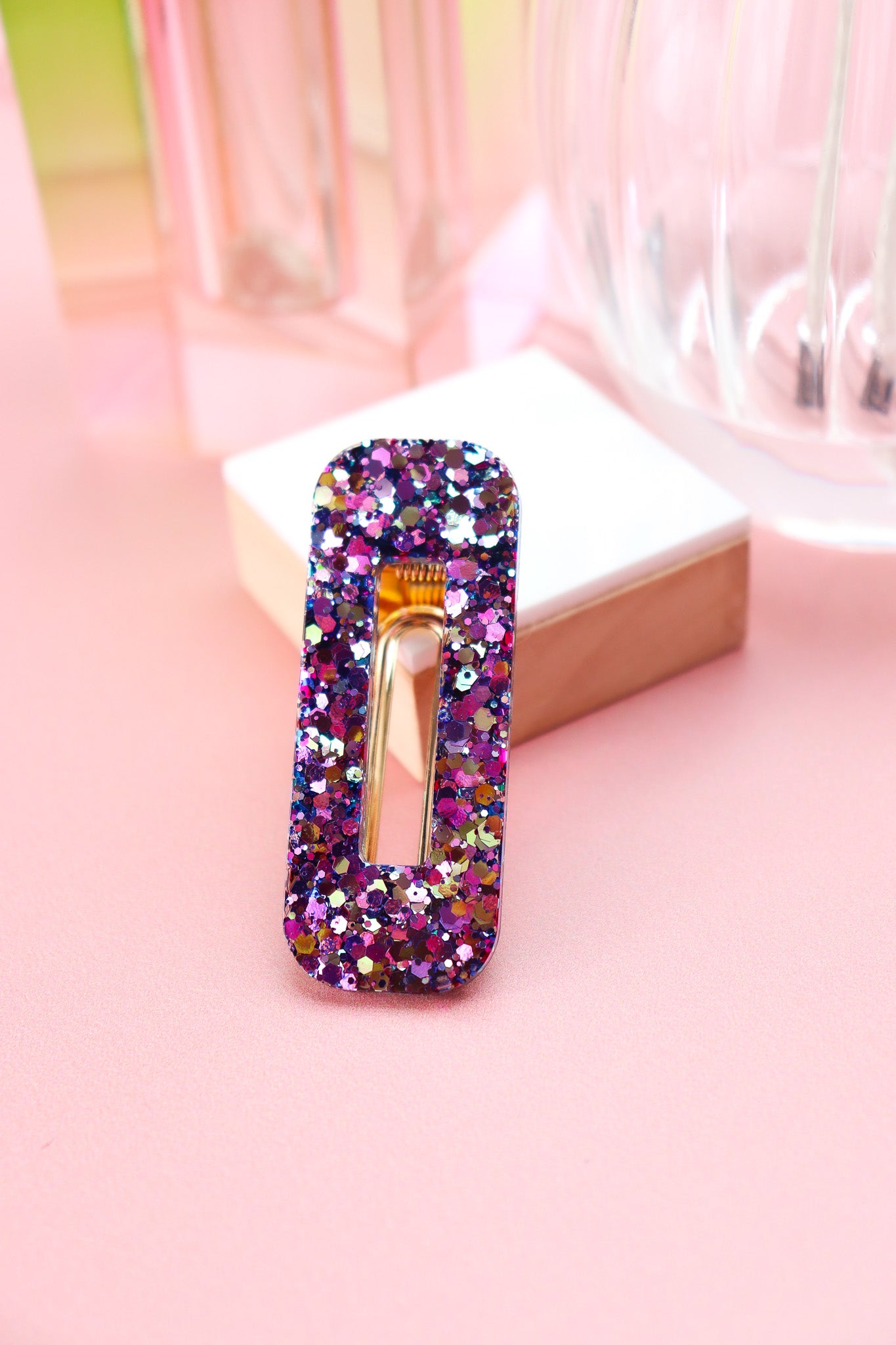 Barrette Sirène violette