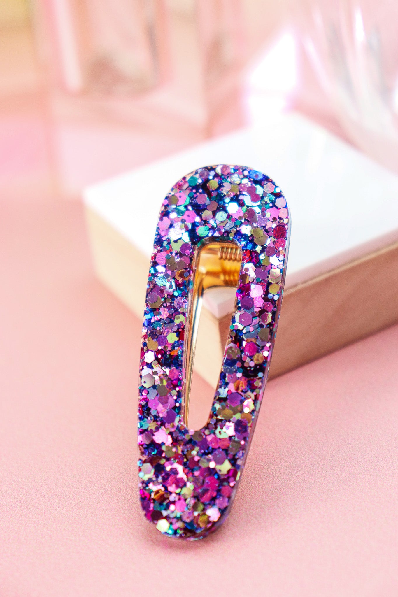 Barrette Sirène violette