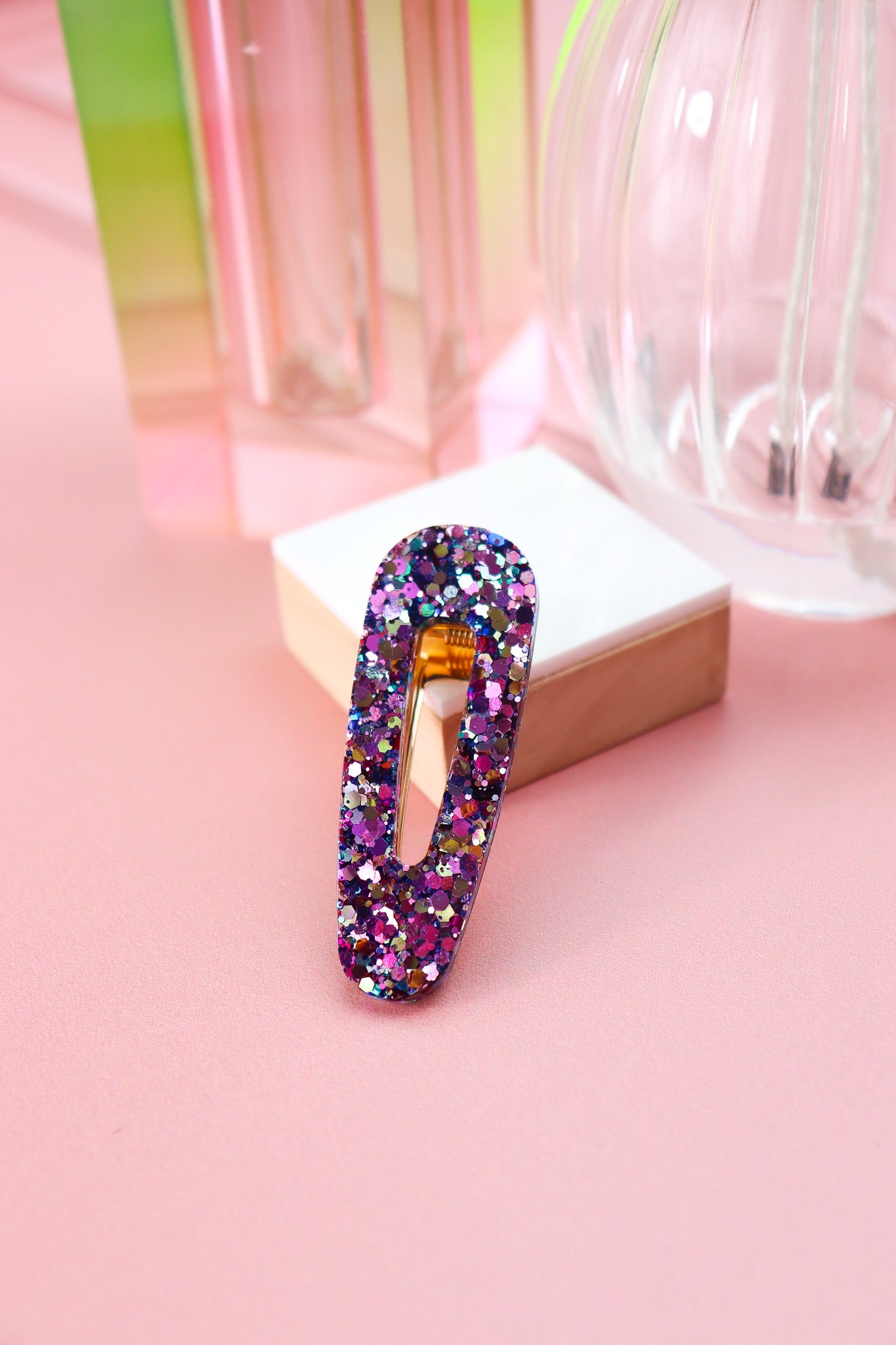 Barrette Sirène violette