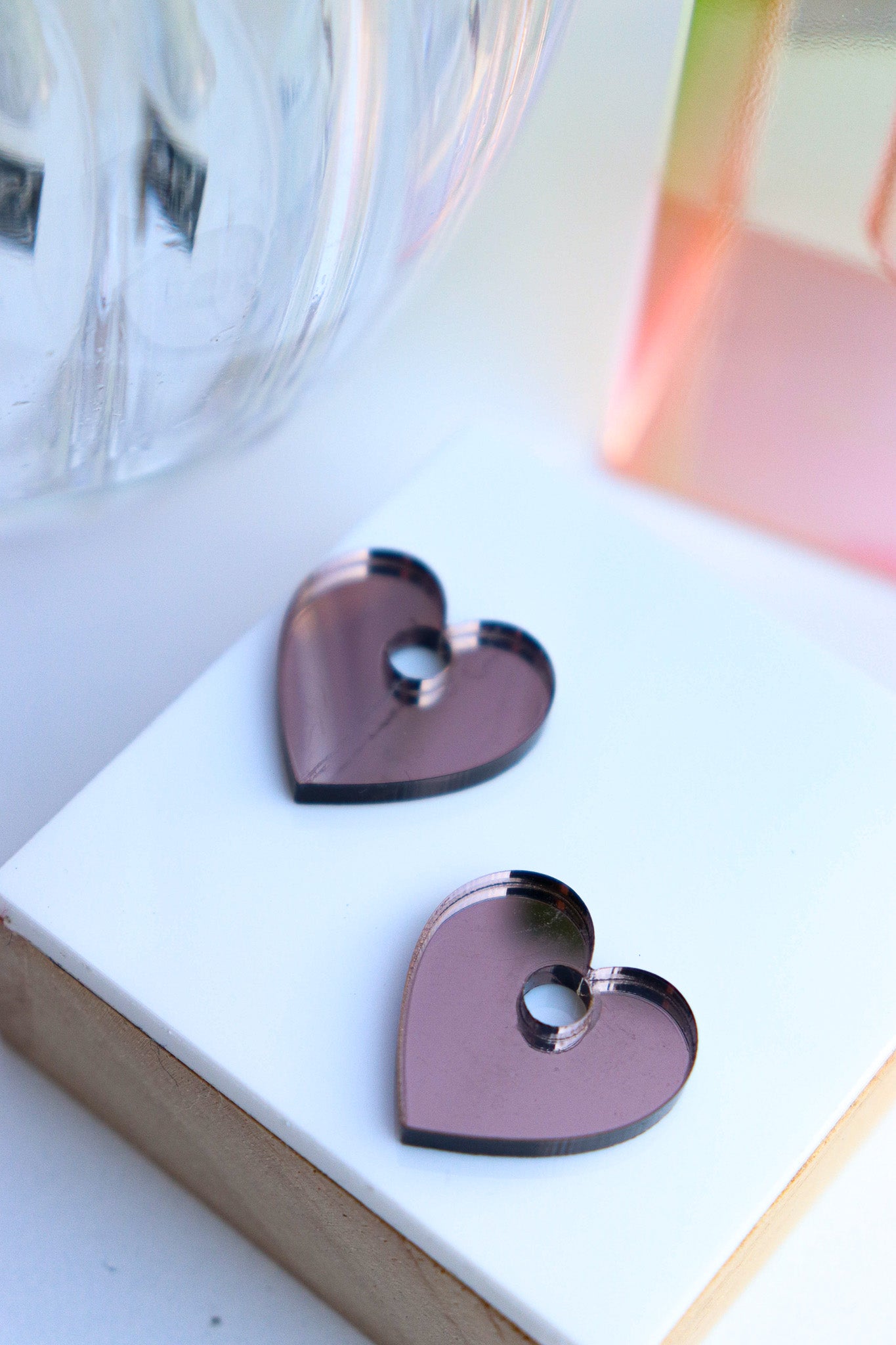 Boucles d'oreilles Victoire Miroir