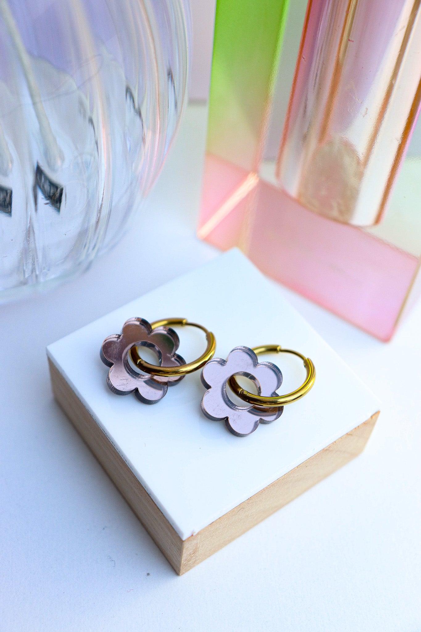 Boucles d'oreilles Vivienne Miroir
