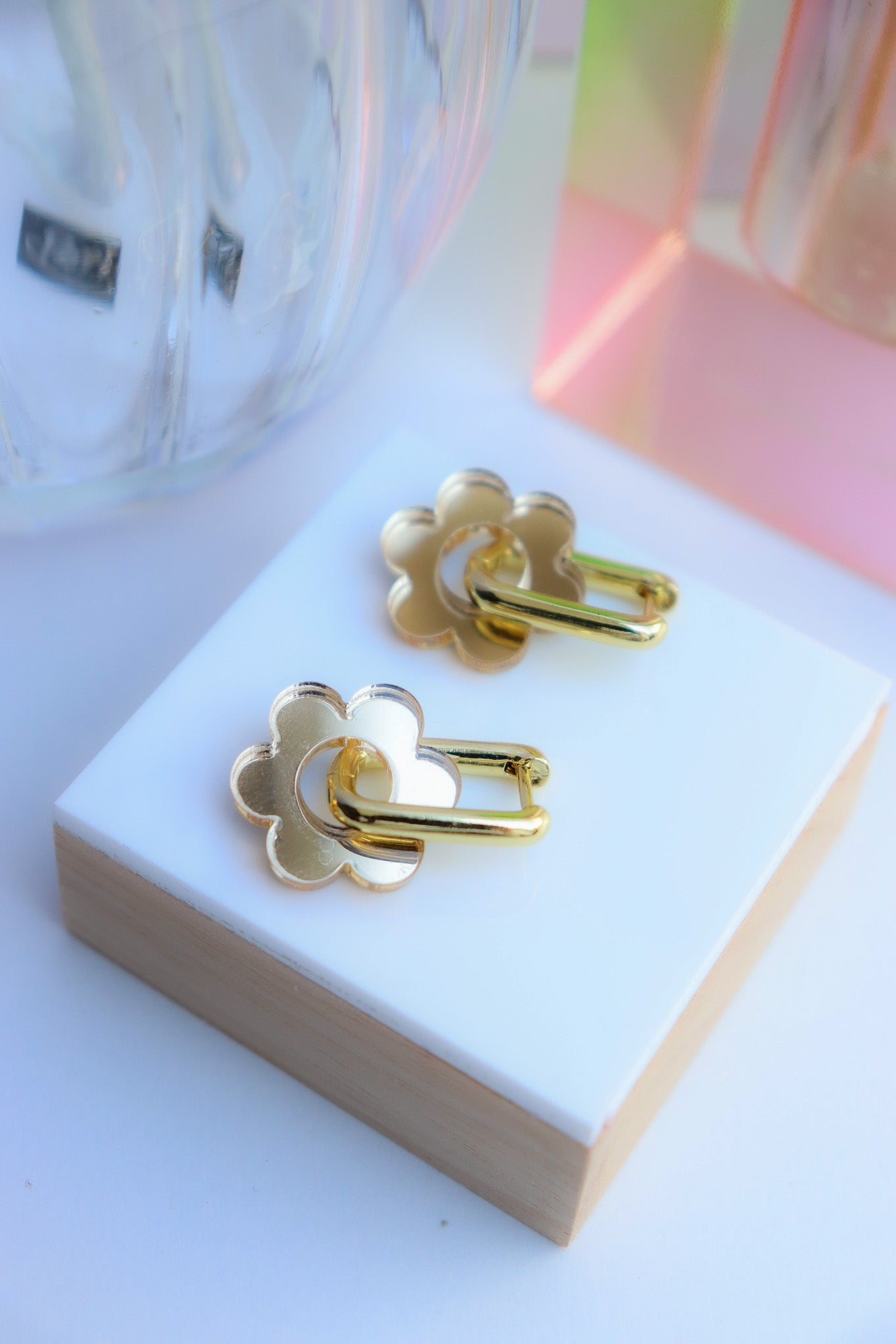 Boucles d'oreilles Vivienne Miroir
