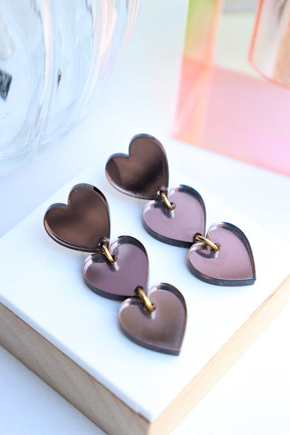Boucles d'oreilles Angèle Miroir