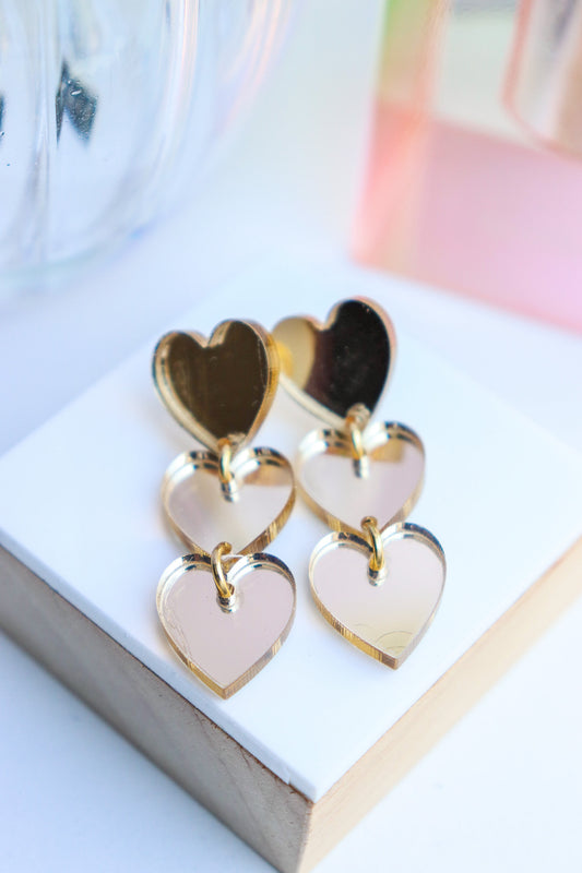 Boucles d'oreilles Angèle Miroir