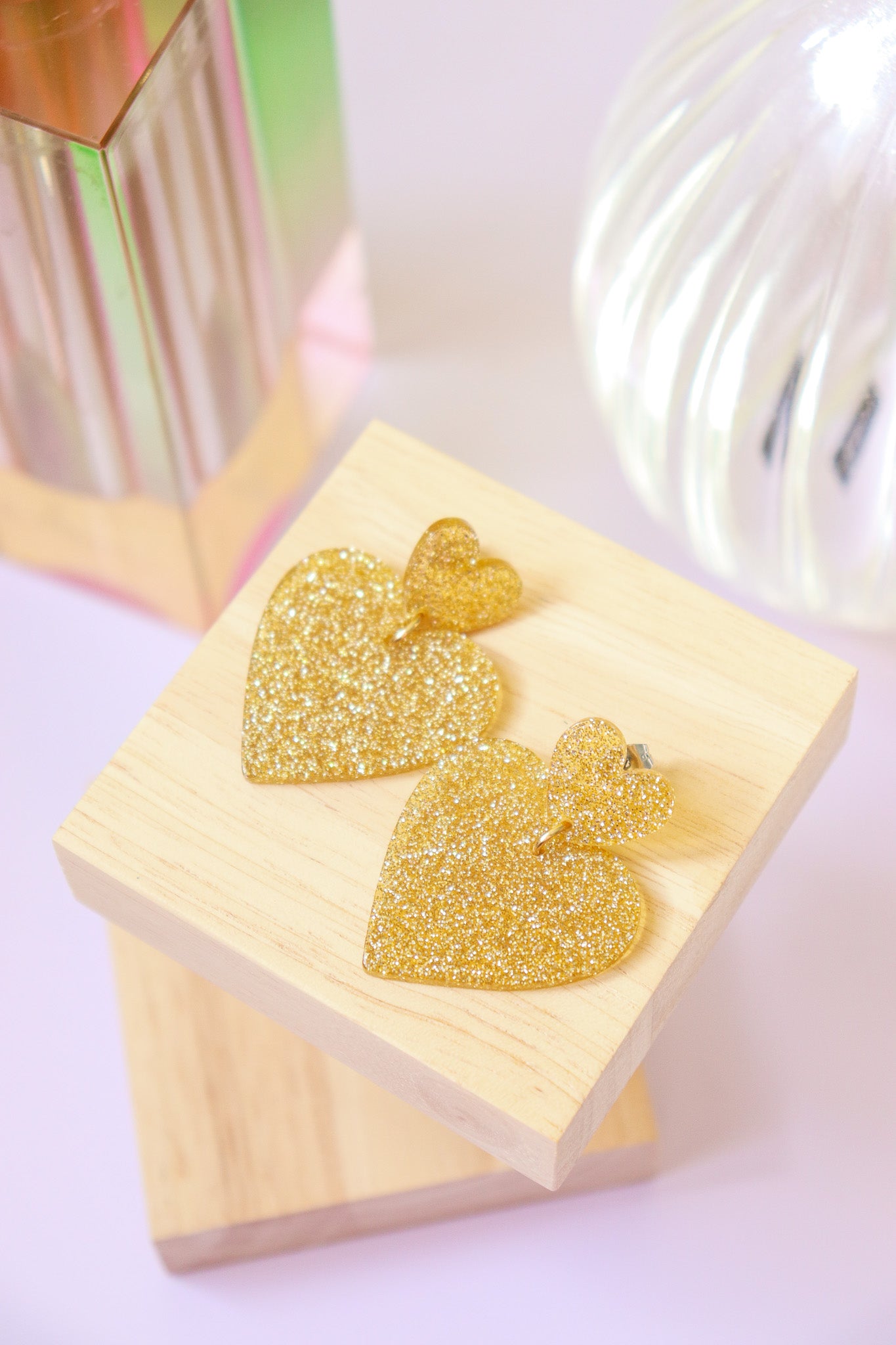 Boucles d'oreilles Augustine Paillettes or