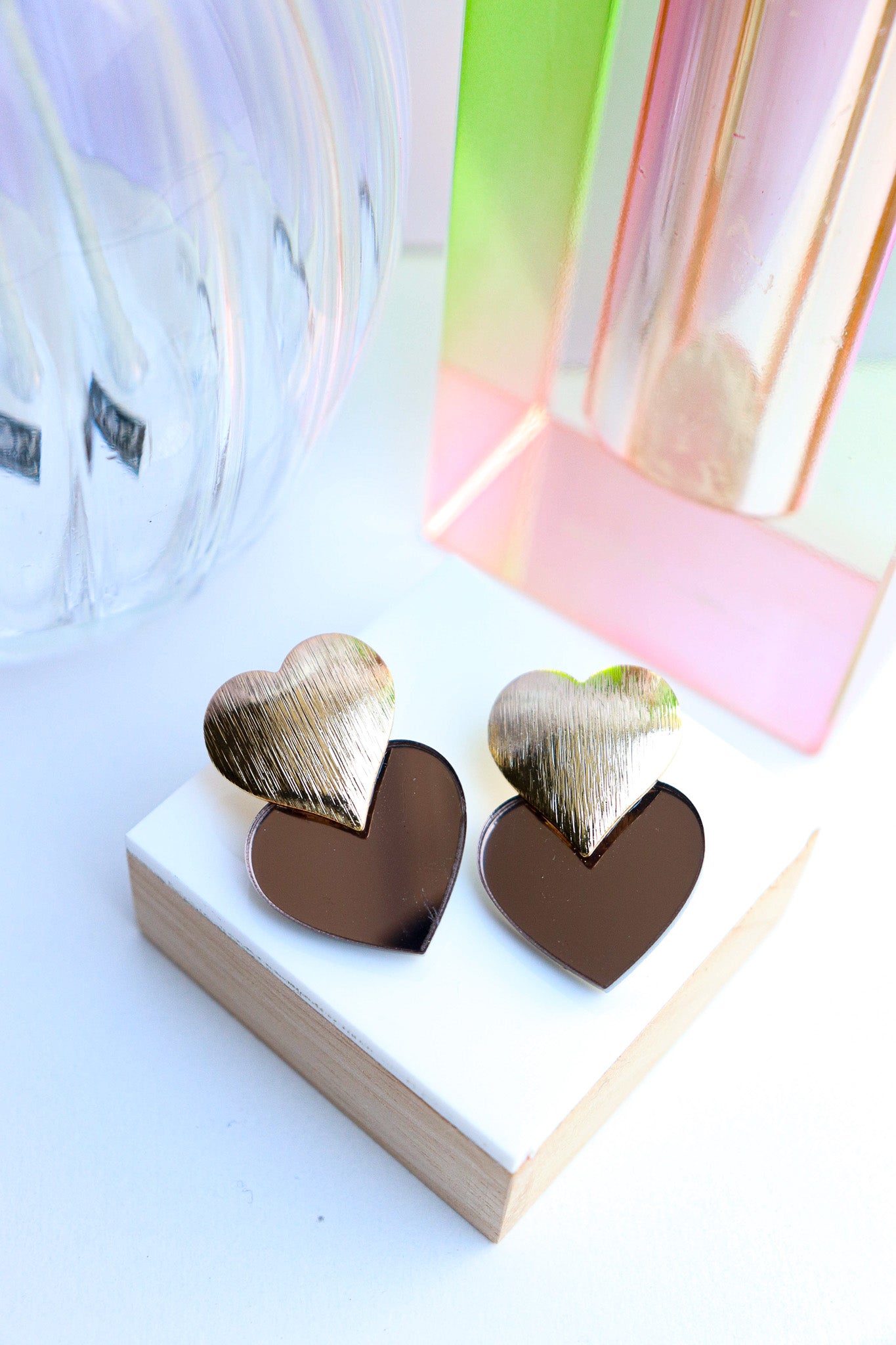 Boucles d'oreilles Caroline Miroir