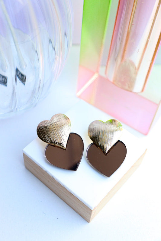 Boucles d'oreilles Caroline Miroir
