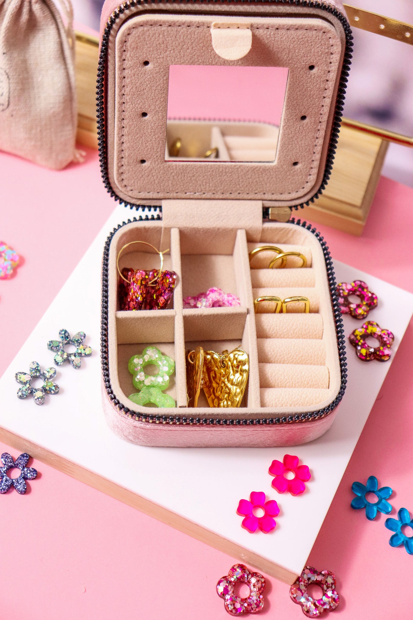 Coffret Velours Rose