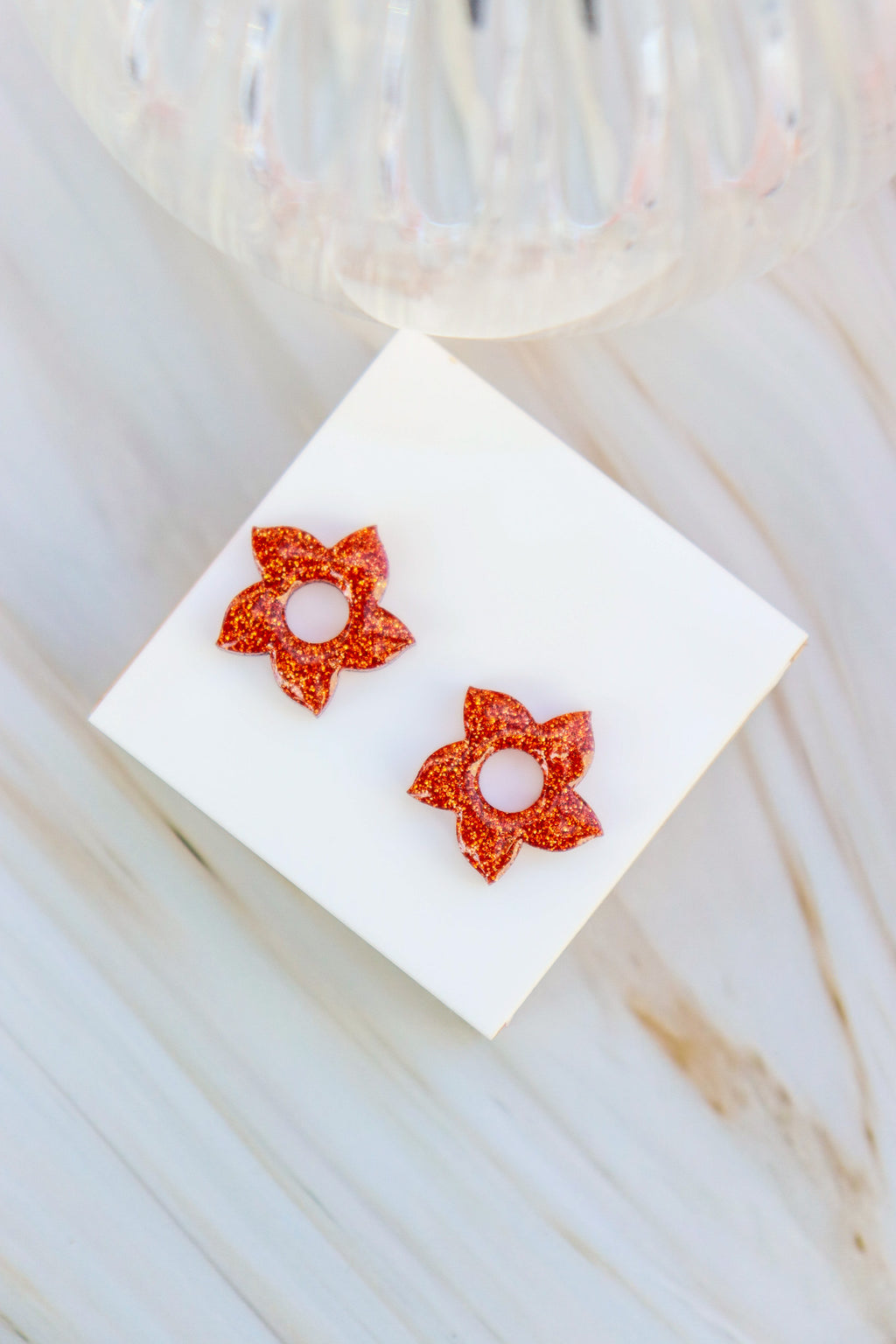 Créoles Flora Paillettes Citrouille