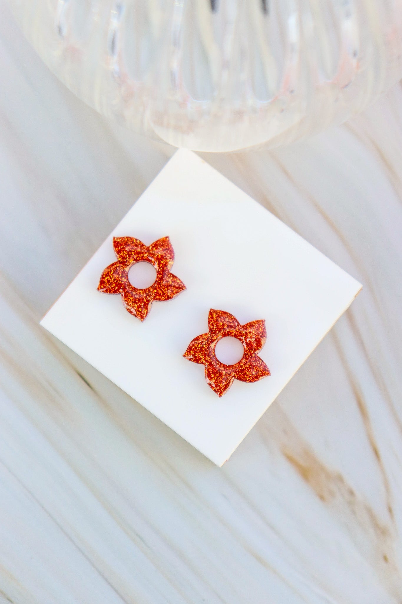 Créoles Flora Paillettes Citrouille