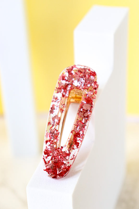 Barrette Triangle Alu Rose Gold