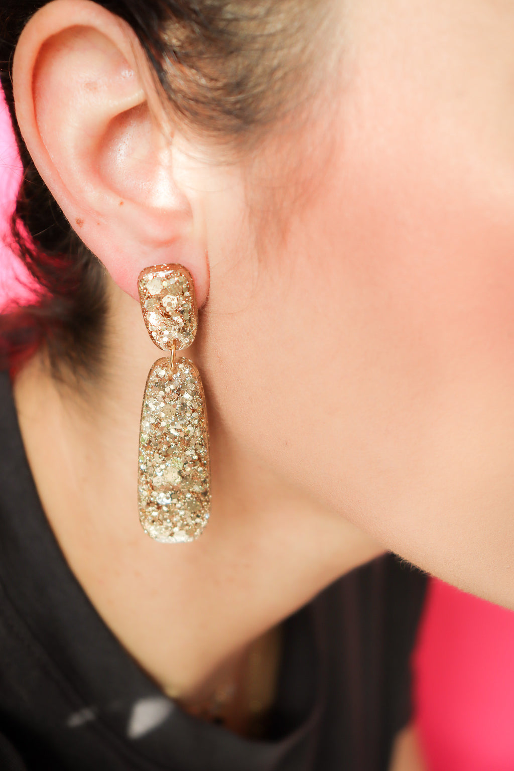Boucles d'oreilles Gwen Champagne