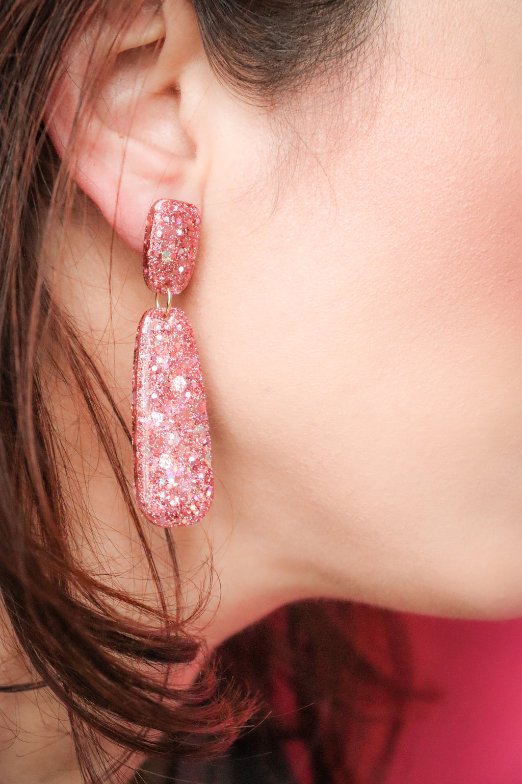 Boucles d'oreilles Gwen Peach Gold