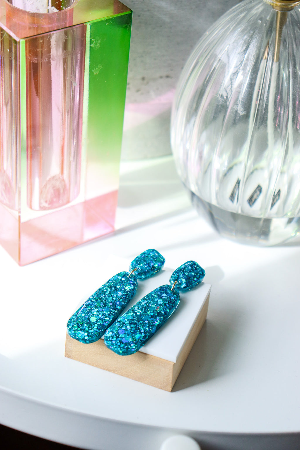 Boucles d'oreilles Gwen Aqua