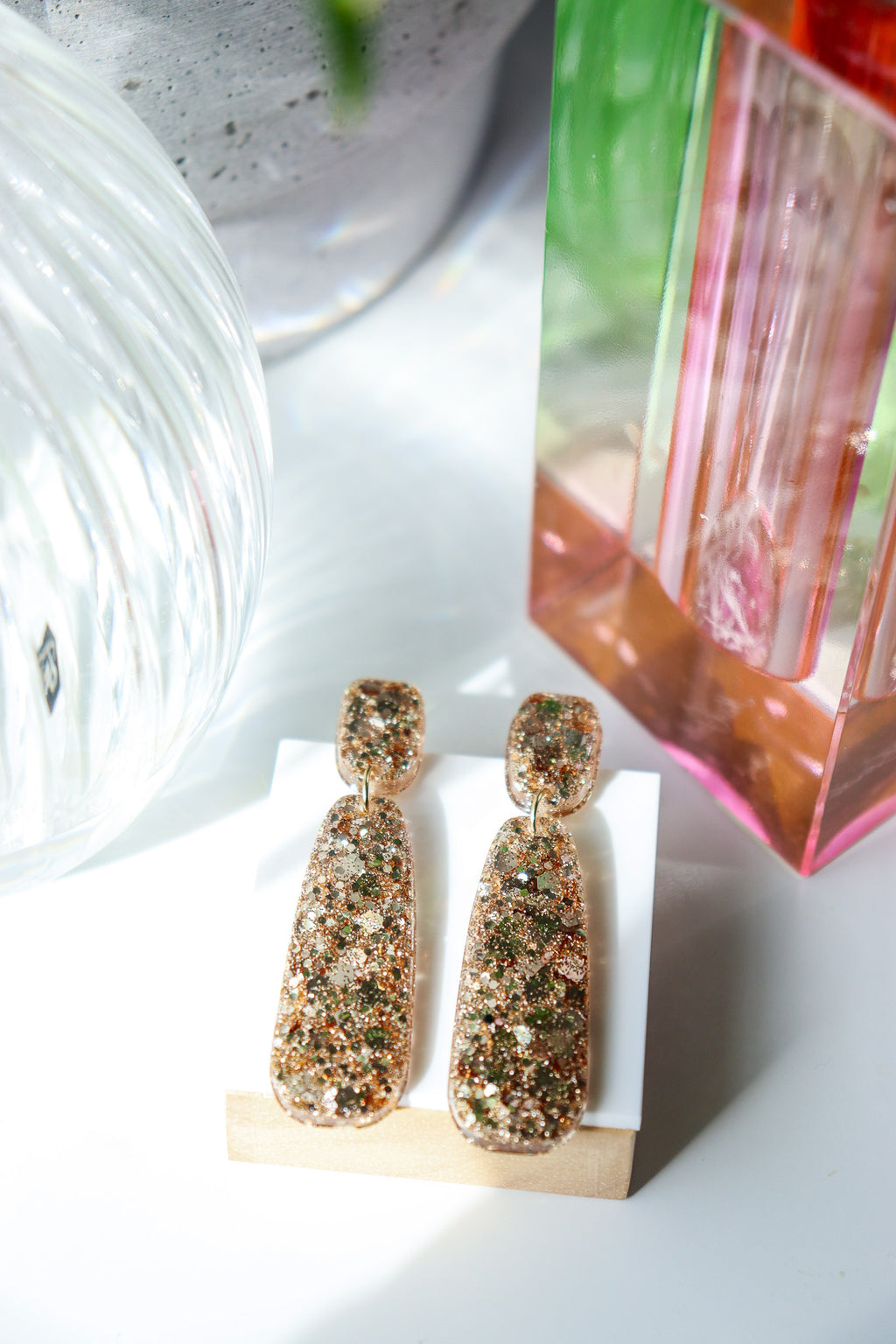 Boucles d'oreilles Gwen Champagne