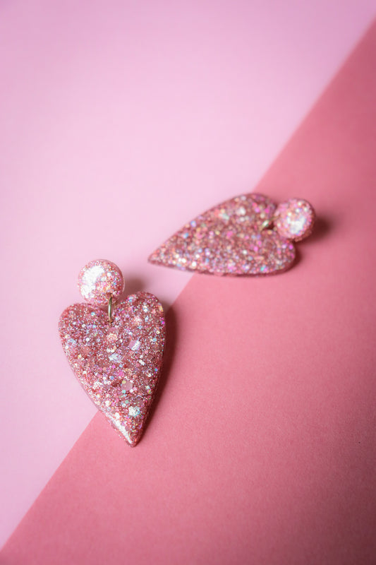 Boucles d'oreilles Claire Peach Gold