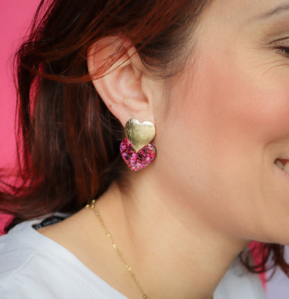 Boucles d'oreilles Caroline Pinky