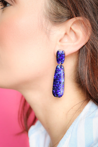 Boucles d'oreilles Gwen Deep Blue