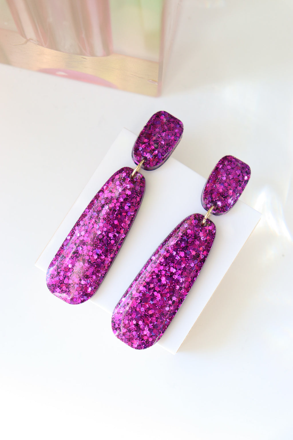 Boucles d'oreilles Gwen Deep Violet