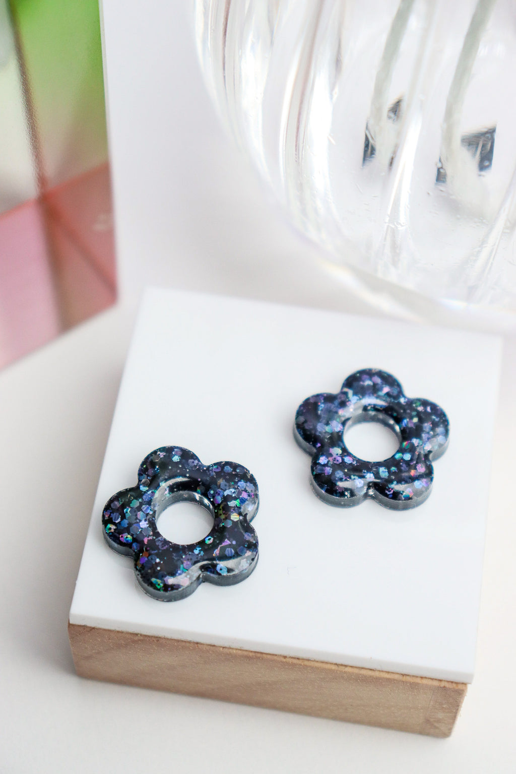 Créoles Isabelle Paillettes noires