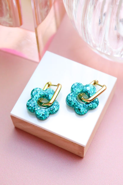 Boucles d'oreilles Isabelle les pailletés