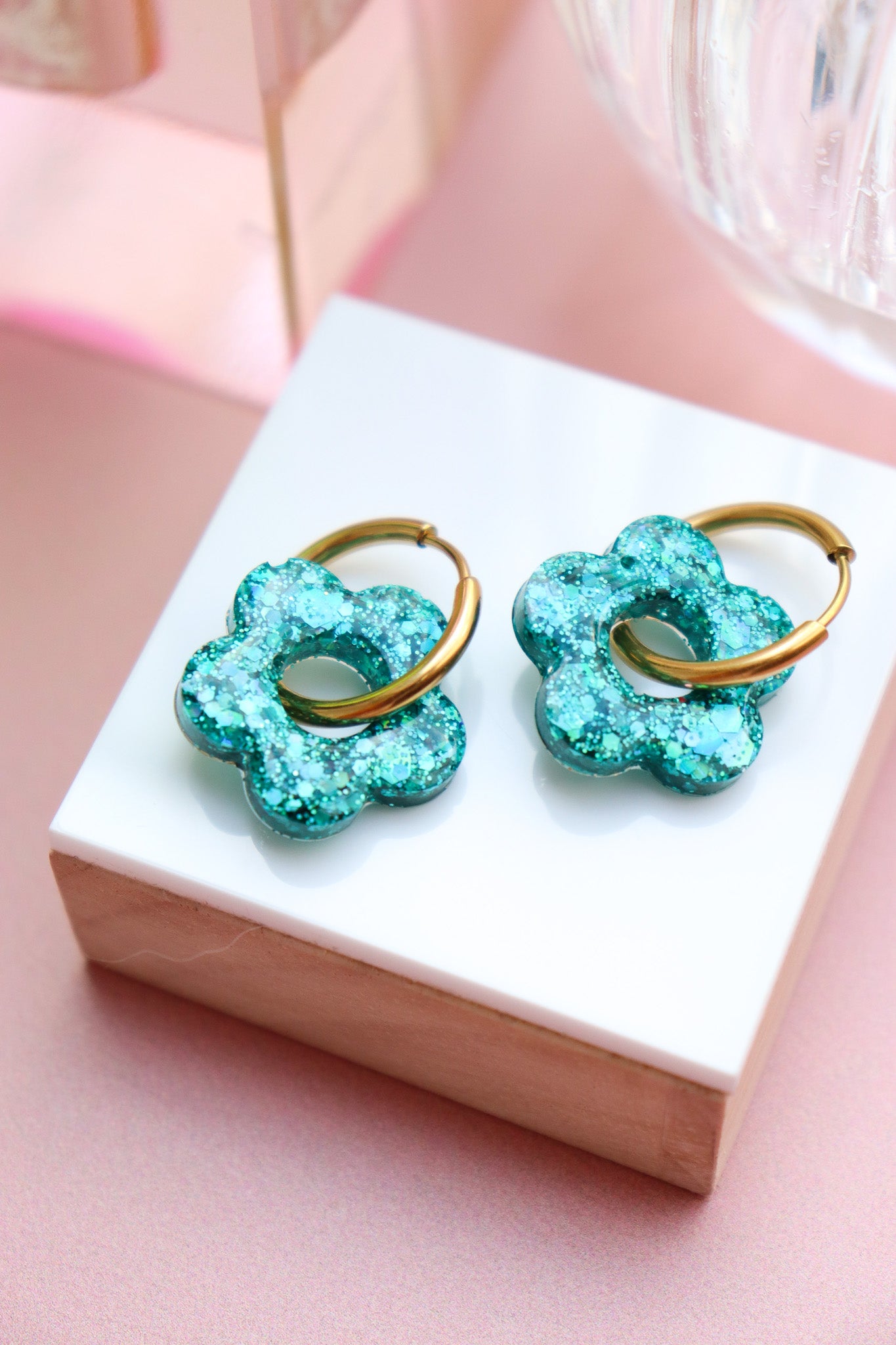 Créoles Isabelle Turquoise