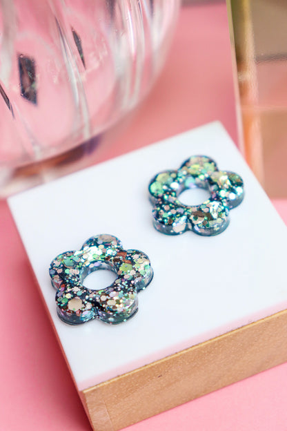 Boucles d'oreilles Isabelle les pailletés