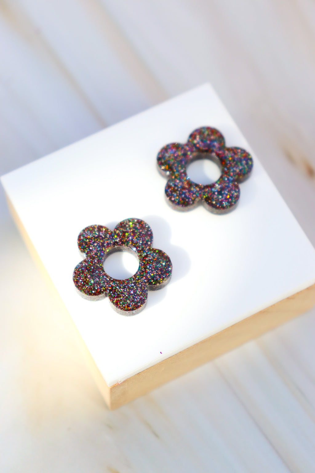 Créoles Isabelle Paillettes Dark Browm