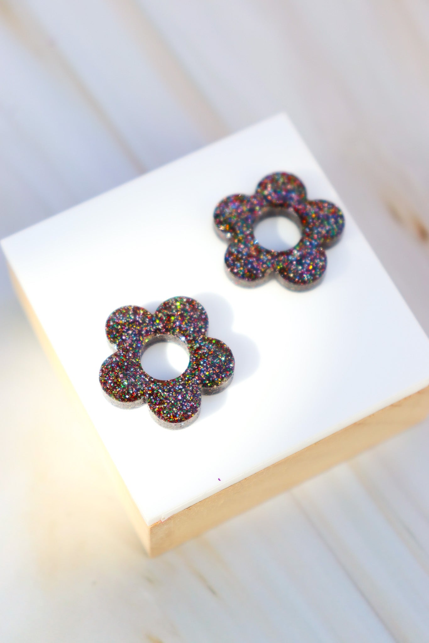 Créoles Isabelle Paillettes Dark Browm