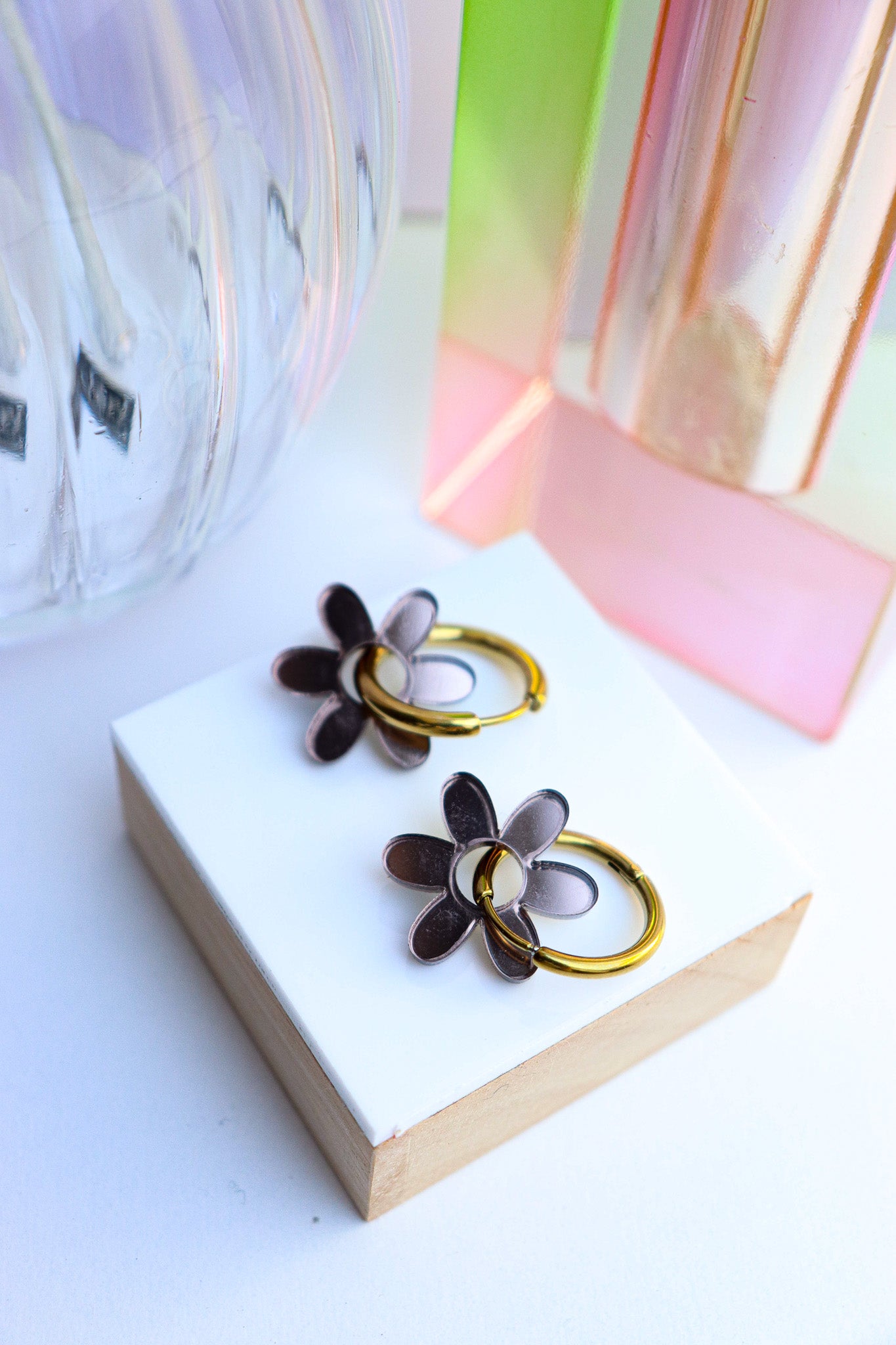 Boucles d'oreilles Jeanne Miroir