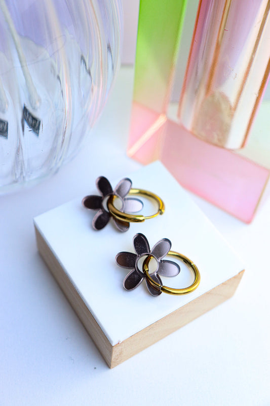 Boucles d'oreilles Jeanne Miroir