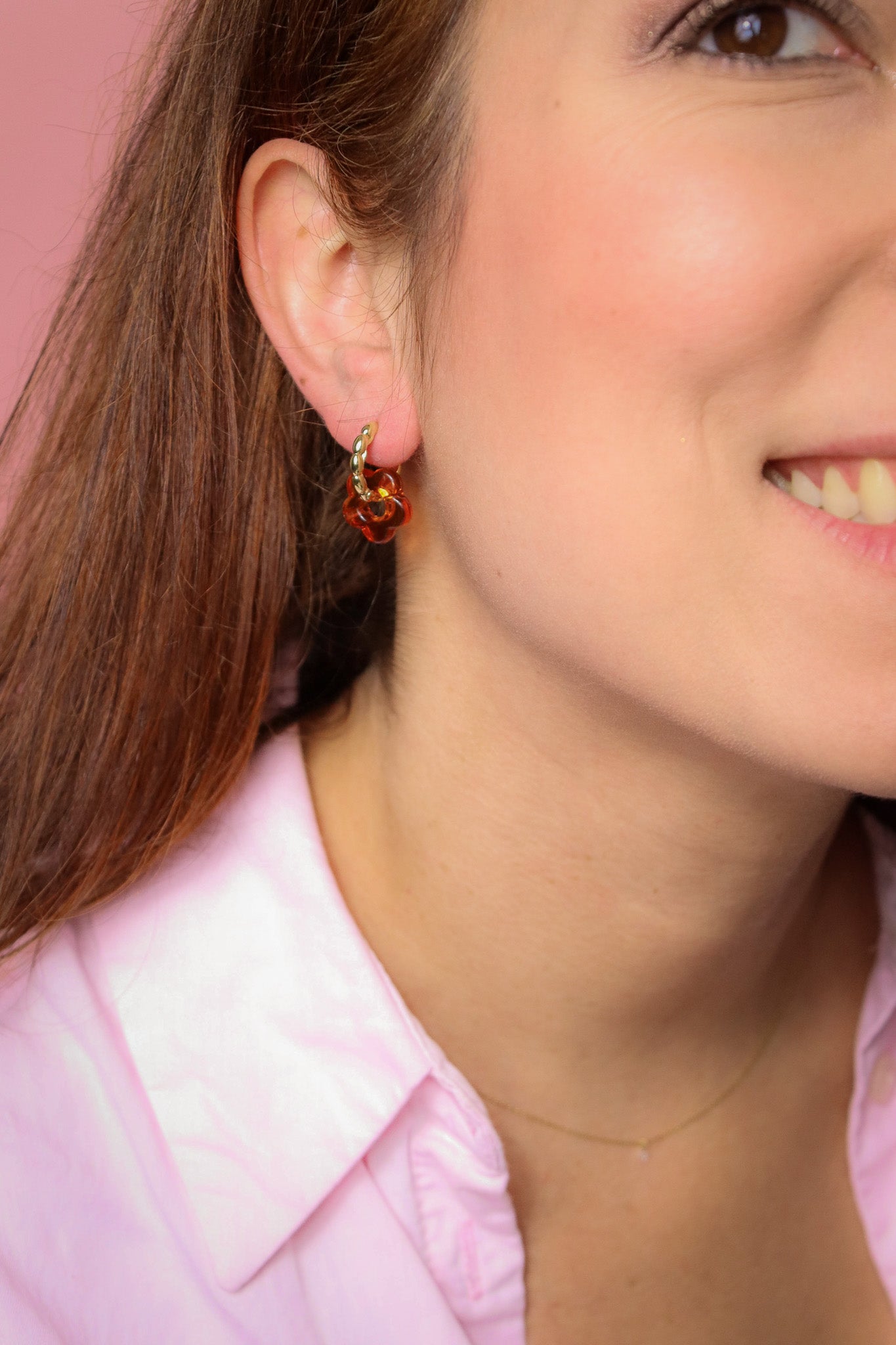 Boucles d'oreilles Lise Ambre