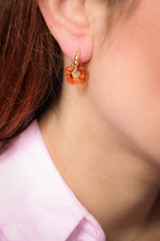 Boucles d'oreilles Lise Ambre