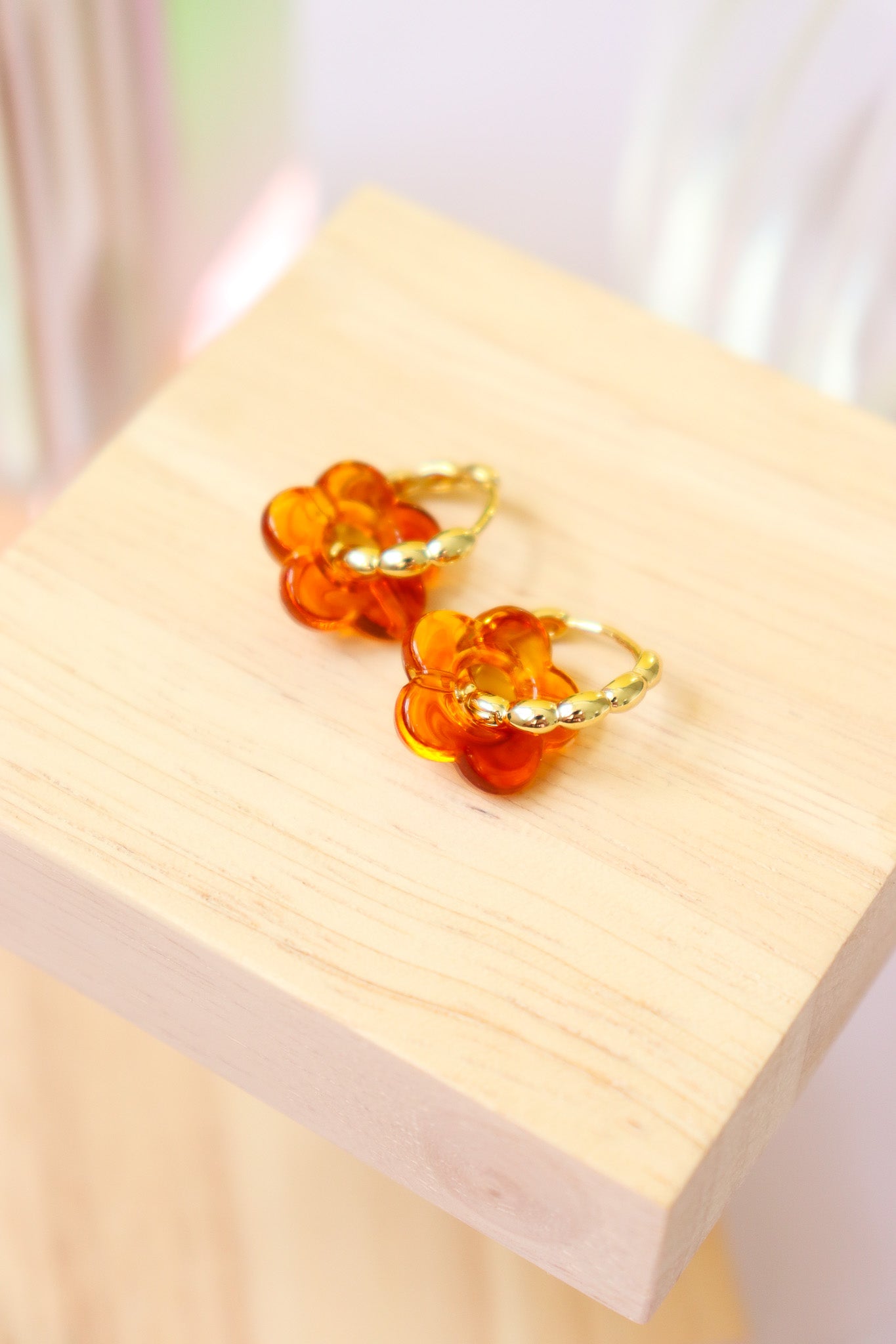 Boucles d'oreilles Lise Ambre