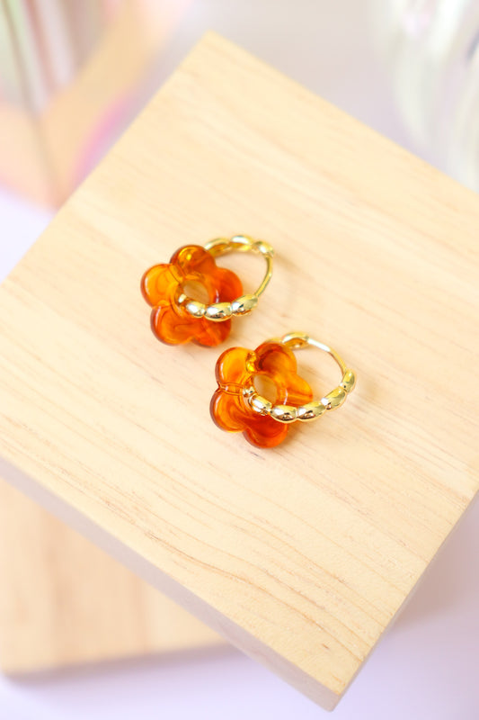 Boucles d'oreilles Lise Ambre